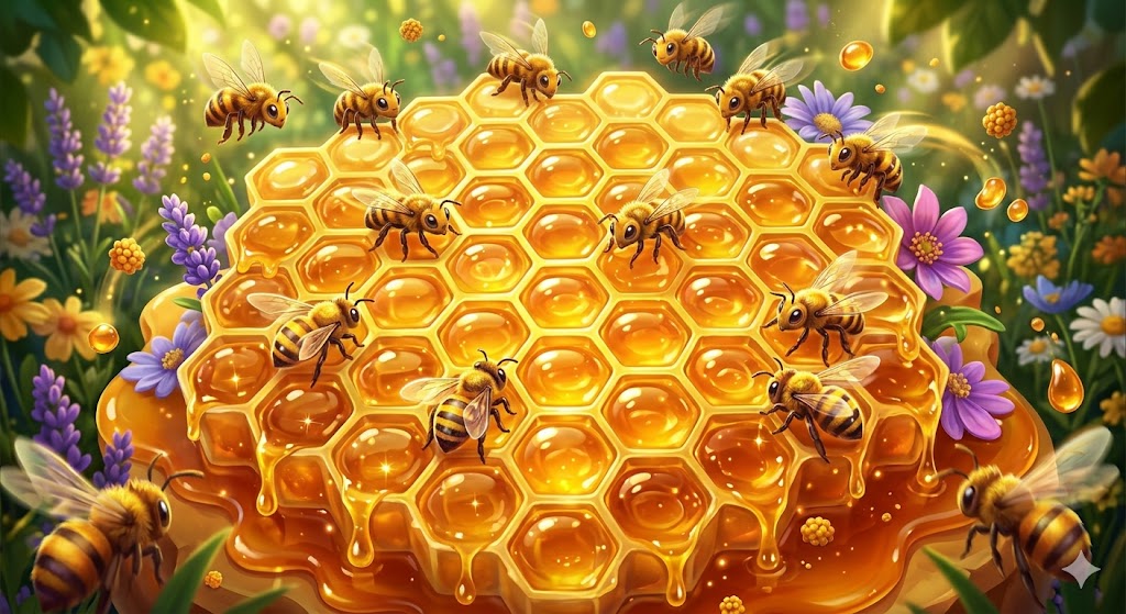 Honey Rush 100 -kolikkopeli: näin mehiläisteemainen klusteripeli toimii