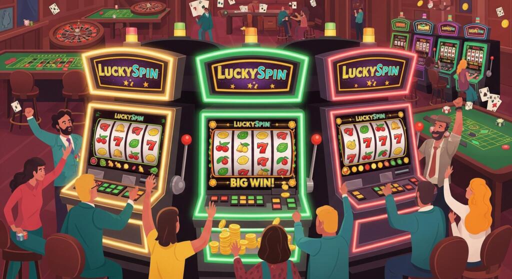 Lucky Spins -pelivalikoima: millaisia kolikkopelejä nettikasinoilta löytyy